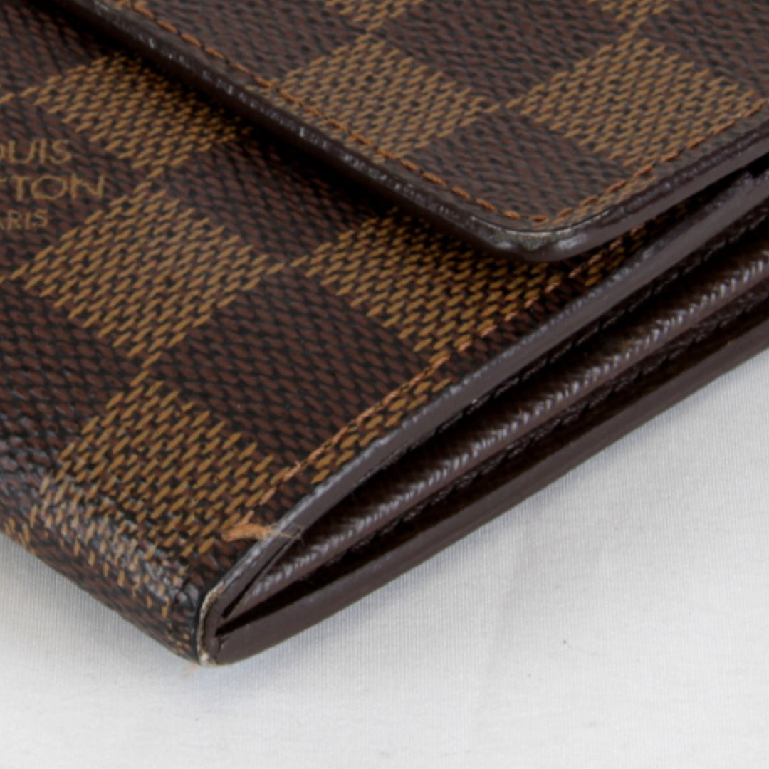 『USED』 
LOUIS VUITTON ルイ・ヴィトン 
 ポルトフォイユ・サラ N61734 長財布 
ダミエキャンバス ブラウン