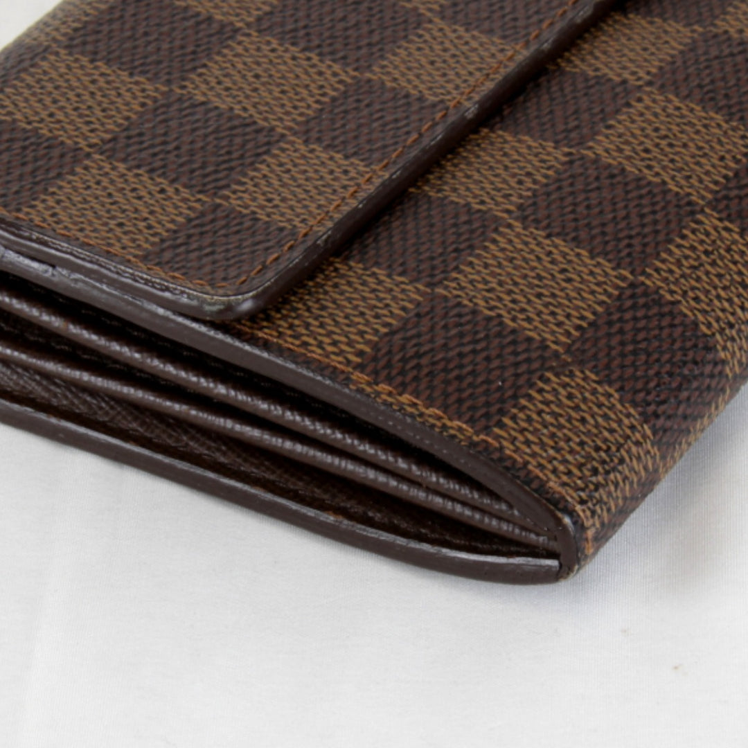 『USED』 
LOUIS VUITTON ルイ・ヴィトン 
 ポルトフォイユ・サラ N61734 長財布 
ダミエキャンバス ブラウン