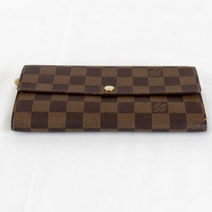 『USED』 
LOUIS VUITTON ルイ・ヴィトン 
 ポルトフォイユ・サラ N61734 長財布 
ダミエキャンバス ブラウン