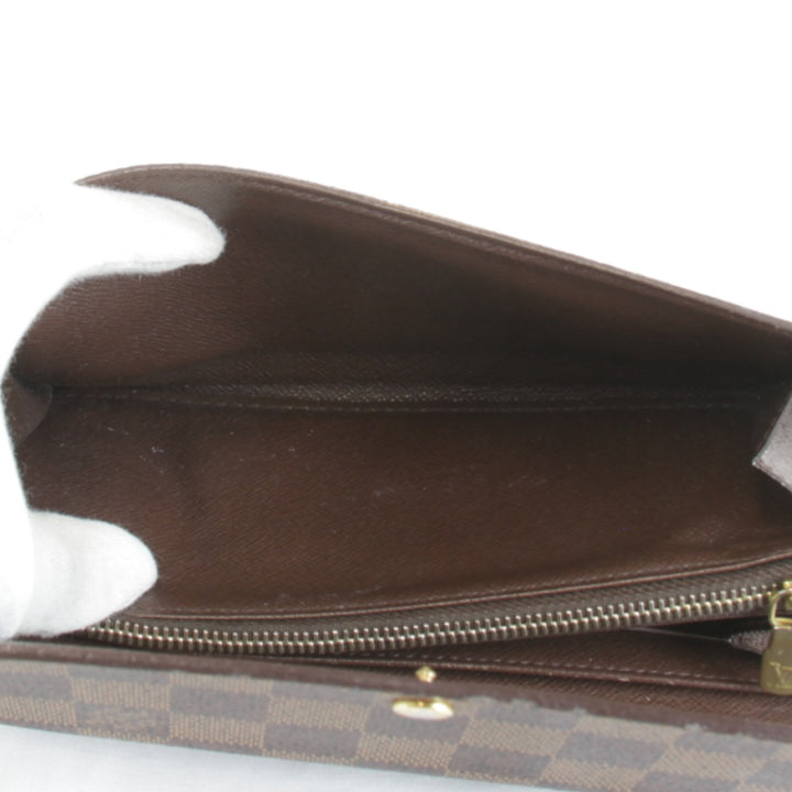 『USED』 
LOUIS VUITTON ルイ・ヴィトン 
 ポルトフォイユ・サラ N61734 長財布 
ダミエキャンバス ブラウン