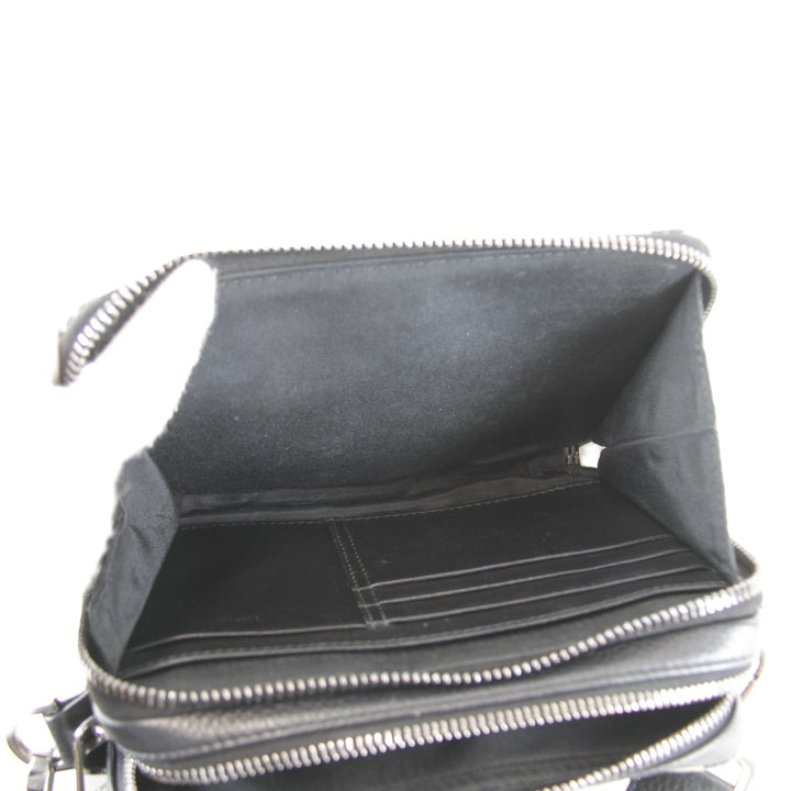 美品『USED』 
Christian Dior クリスチャンディオール 
 ショルダーバッグ 
キャンバス ネイビー