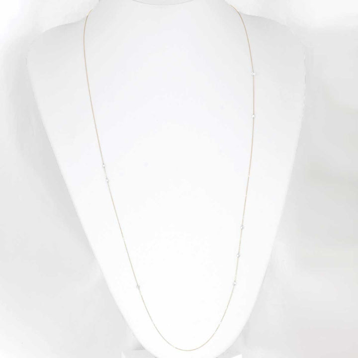 美品『USED』 K18 
ネックレス
 ダイヤモンド 0.85 1.4g