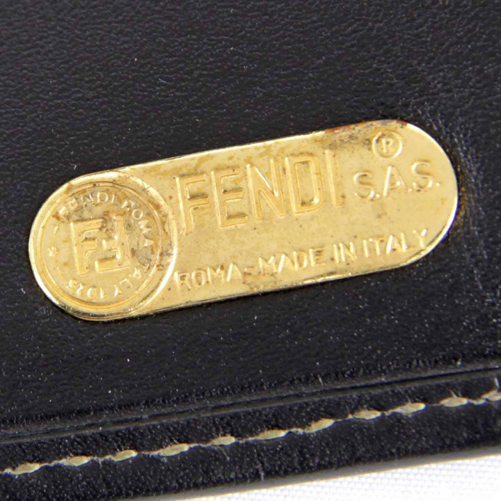 『USED』 
FENDI フェンディ 
 ペカン 2804-30806・079 長財布 
レザー カーキ