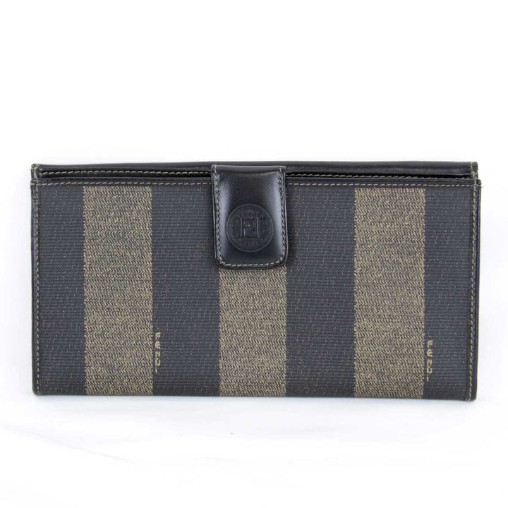 『USED』 
FENDI フェンディ 
 ペカン 2804-30806・079 長財布 
レザー カーキ