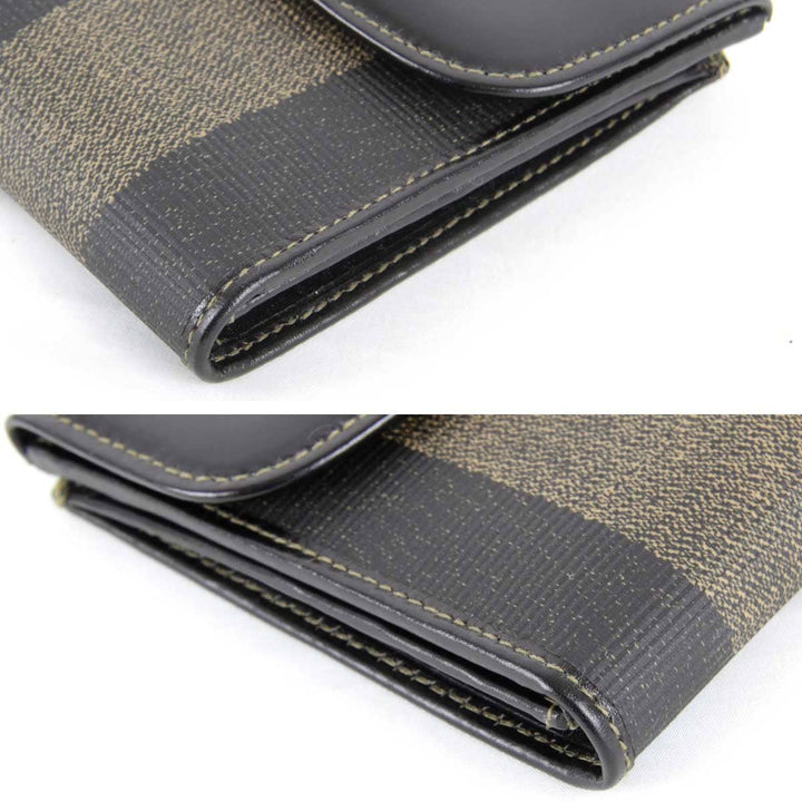 『USED』 
FENDI フェンディ 
 ペカン 2804-30806・079 長財布 
レザー カーキ