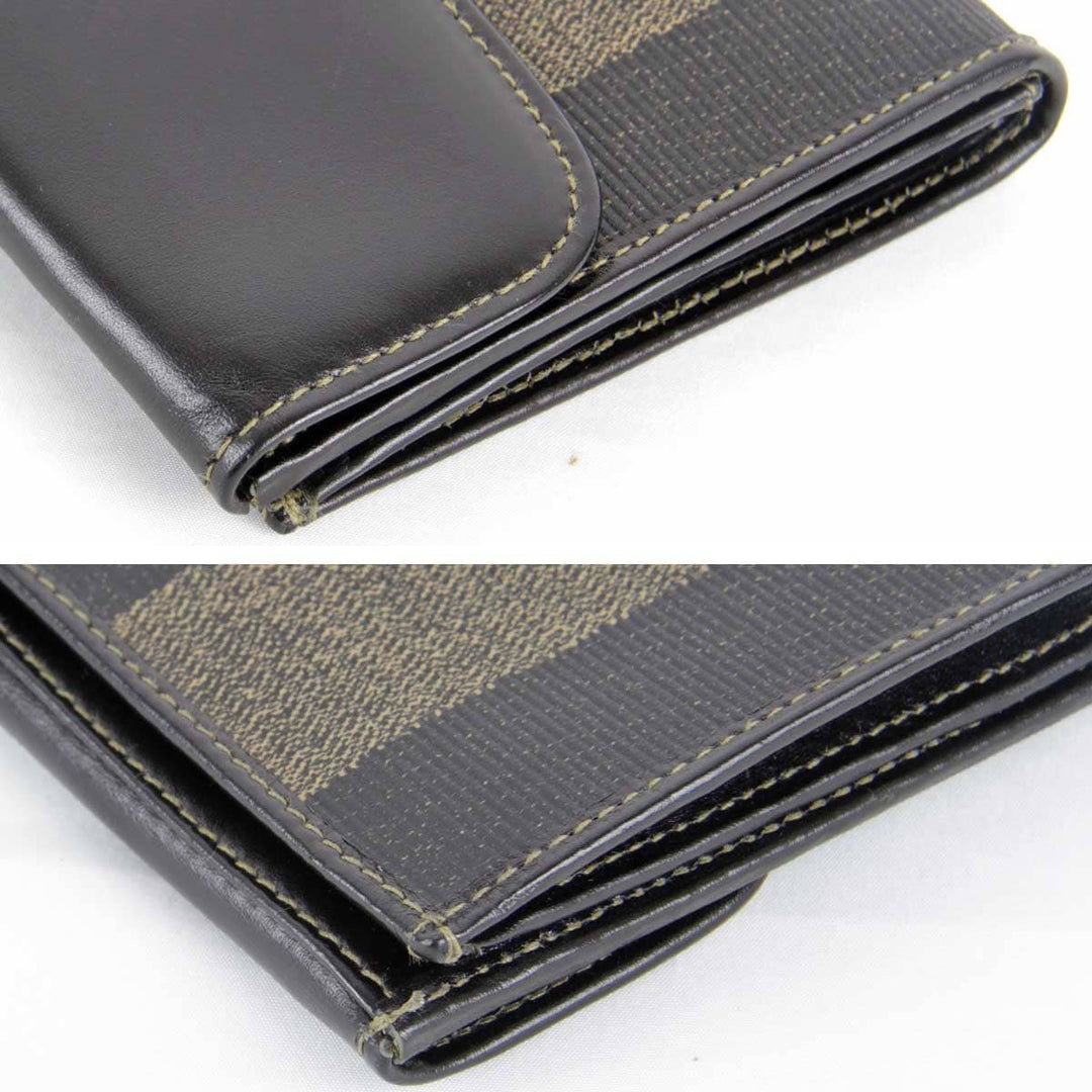 『USED』 
FENDI フェンディ 
 ペカン 2804-30806・079 長財布 
レザー カーキ