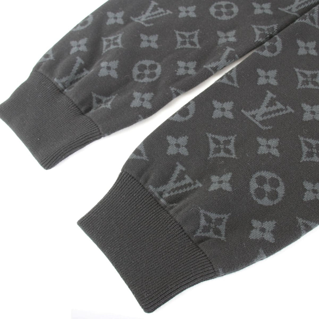 美品『ほぼ未使用』 
LOUIS VUITTON ルイ・ヴィトン 
 ニットブルゾン ブルゾン 
コットン ブラック
