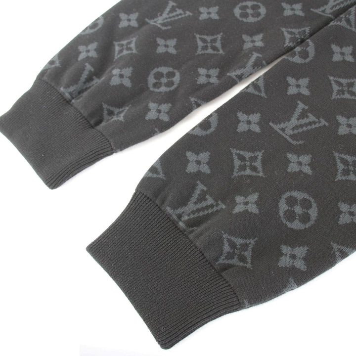美品『ほぼ未使用』 
LOUIS VUITTON ルイ・ヴィトン 
 ニットブルゾン ブルゾン 
コットン ブラック