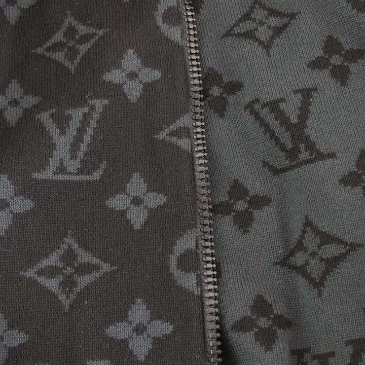 美品『ほぼ未使用』 
LOUIS VUITTON ルイ・ヴィトン 
 ニットブルゾン ブルゾン 
コットン ブラック