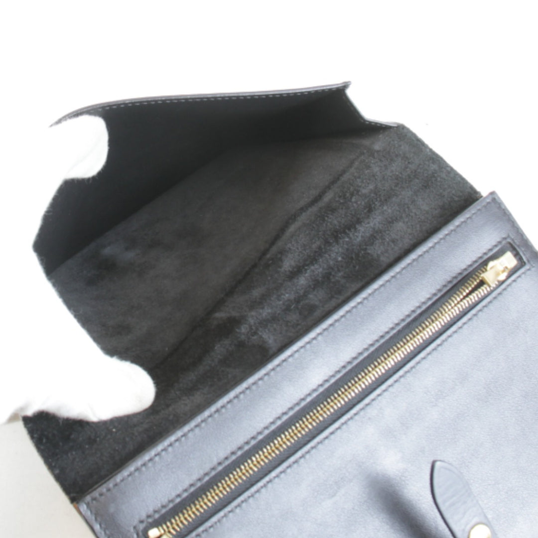 『USED』 
CELINE セリーヌ 
 ラージストラップ 長財布 
PVC/レザー ベージュ