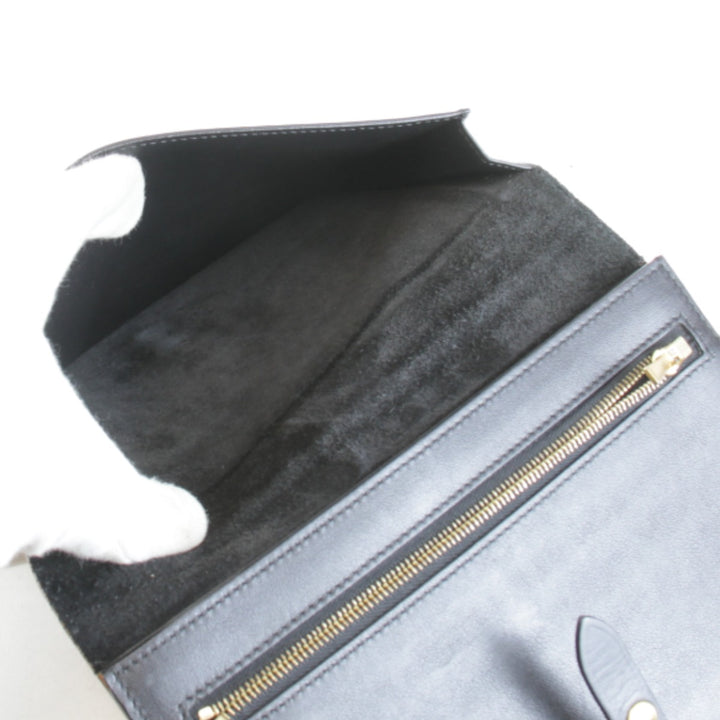 『USED』 
CELINE セリーヌ 
 ラージストラップ 長財布 
PVC/レザー ベージュ