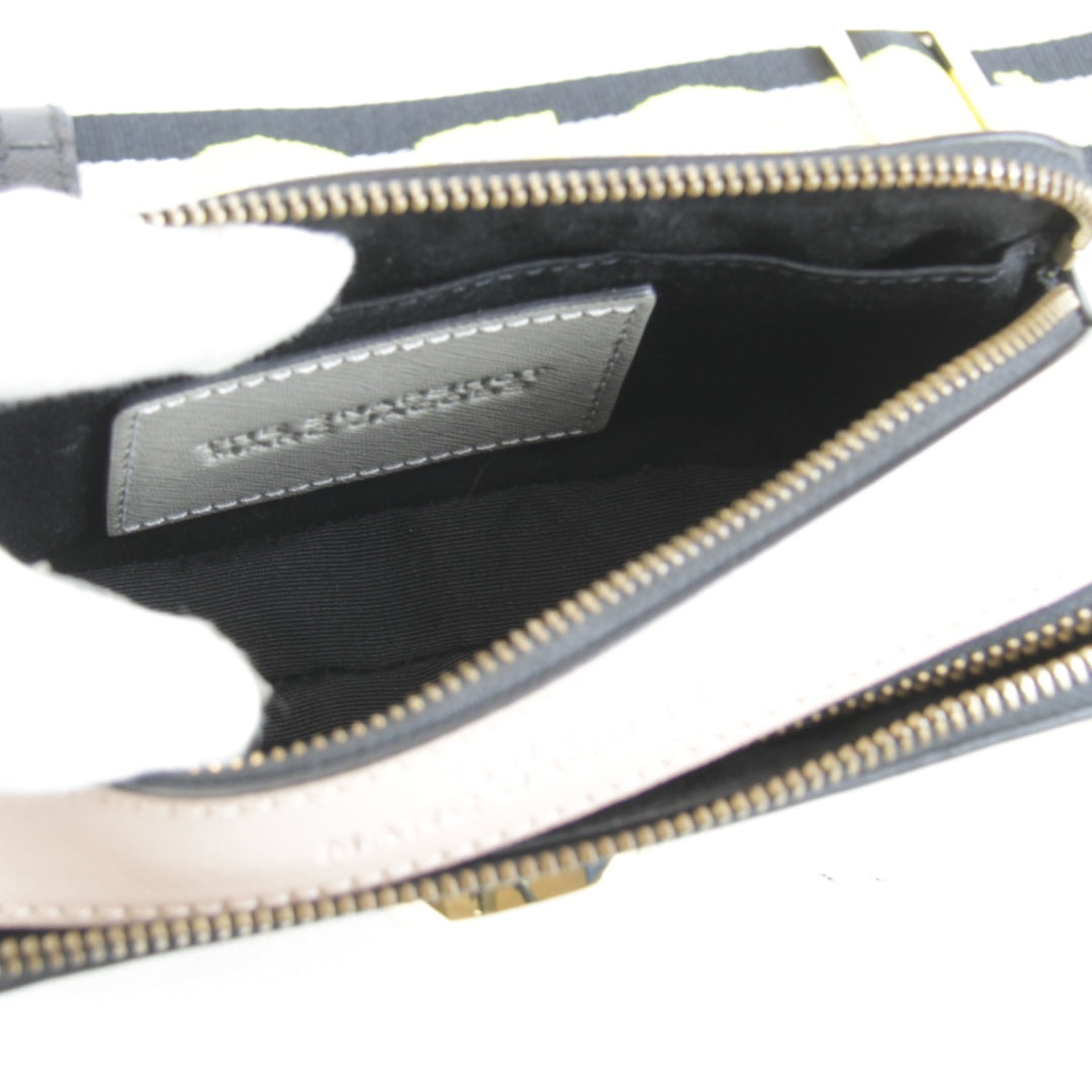 美品『USED』 
MARC JACOBS マークジェイコブス 
 スナップショット ショルダーバッグ 
レザー ブラウン