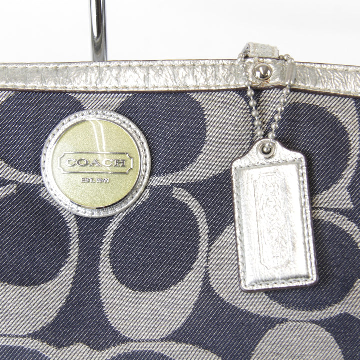 『USED』 
COACH コーチ 
 G1182-F17433 トートバッグ 
キャンバス ネイビー