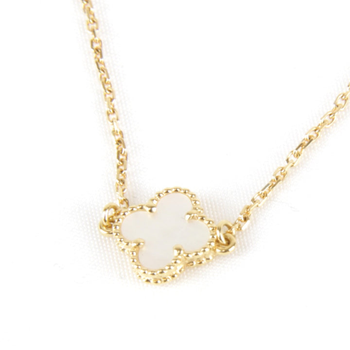 美品『USED』 
Van Cleef & Arpels ヴァンクリーフ＆アーペル 
 スイートアルハンブラ ブレスレット 
K18 ゴールド