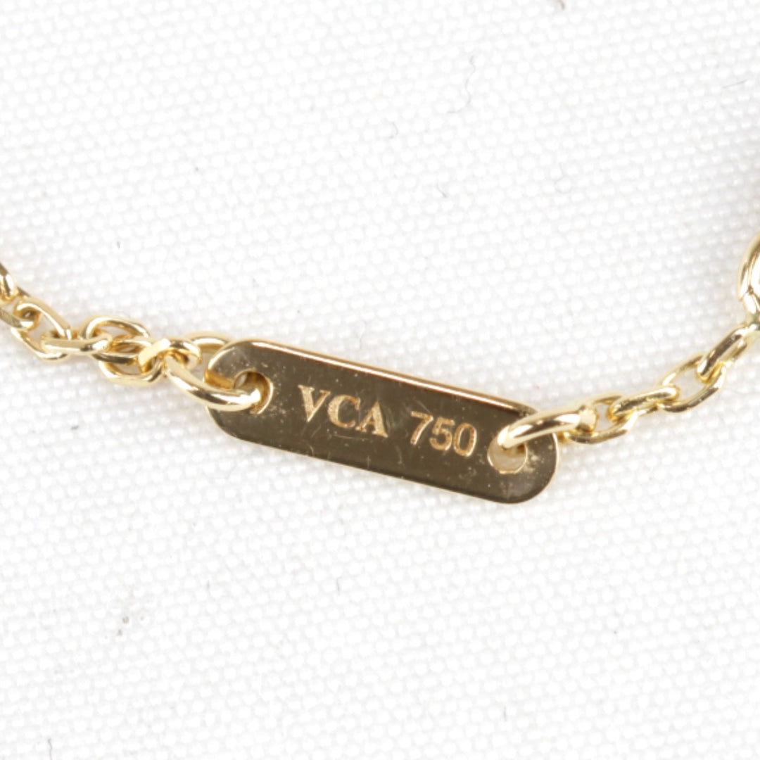 美品『USED』 
Van Cleef & Arpels ヴァンクリーフ＆アーペル 
 スイートアルハンブラ ブレスレット 
K18 ゴールド