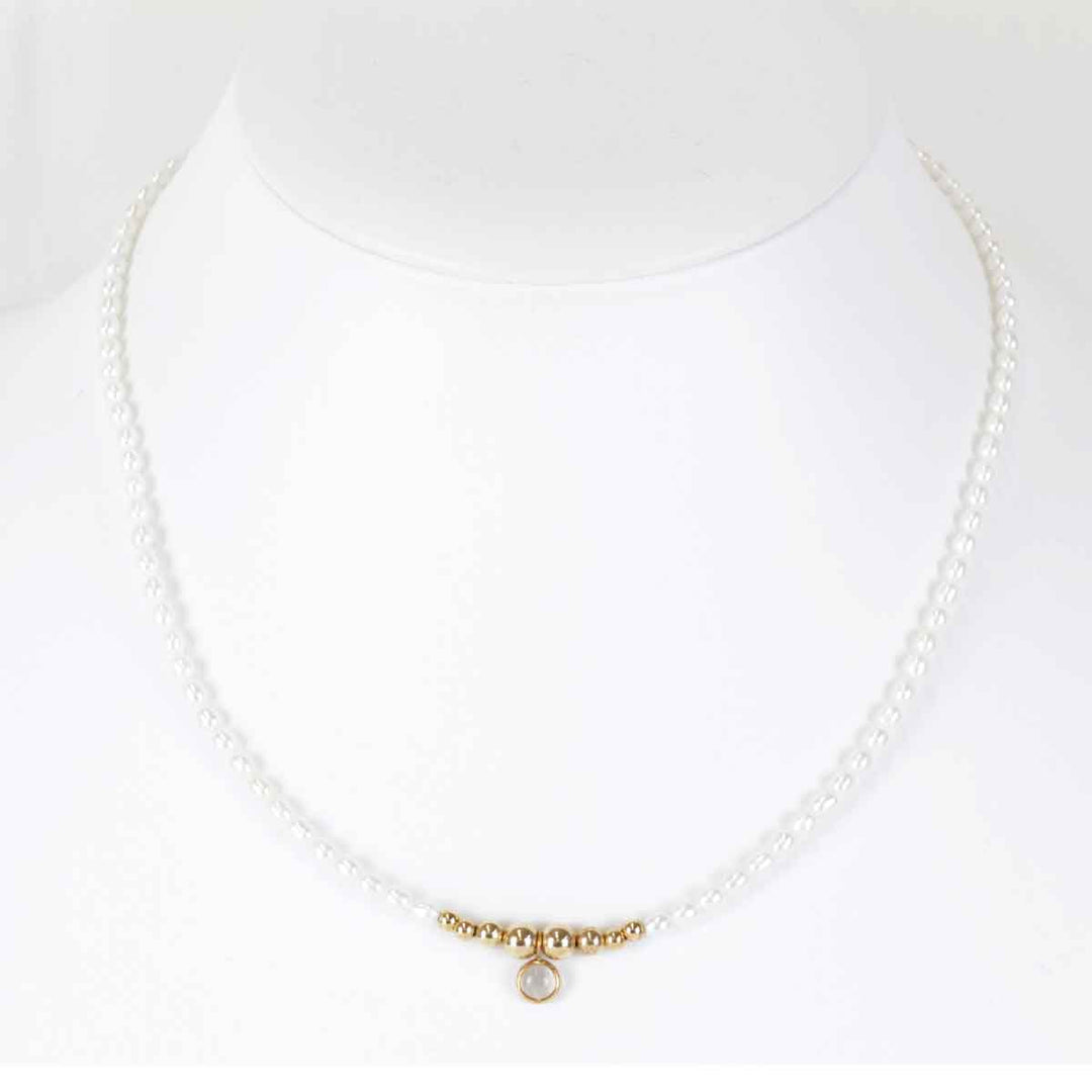 美品『USED』 K18/パール  
ネックレス