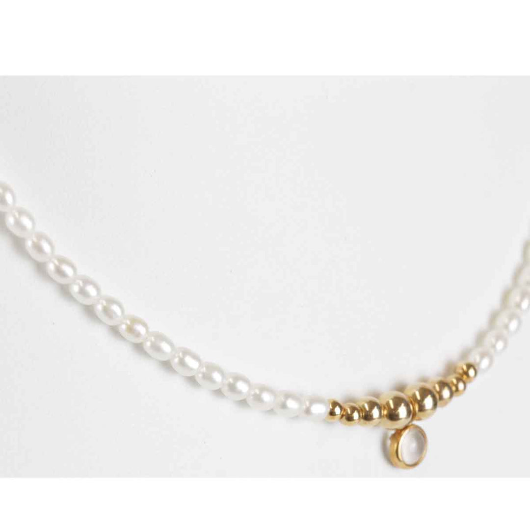 美品『USED』 K18/パール  
ネックレス