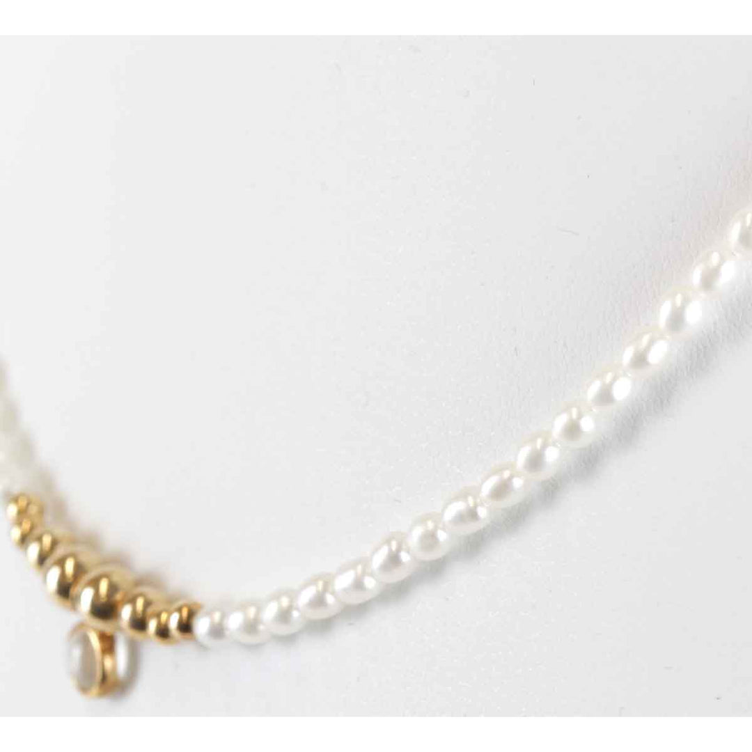 美品『USED』 K18/パール  
ネックレス