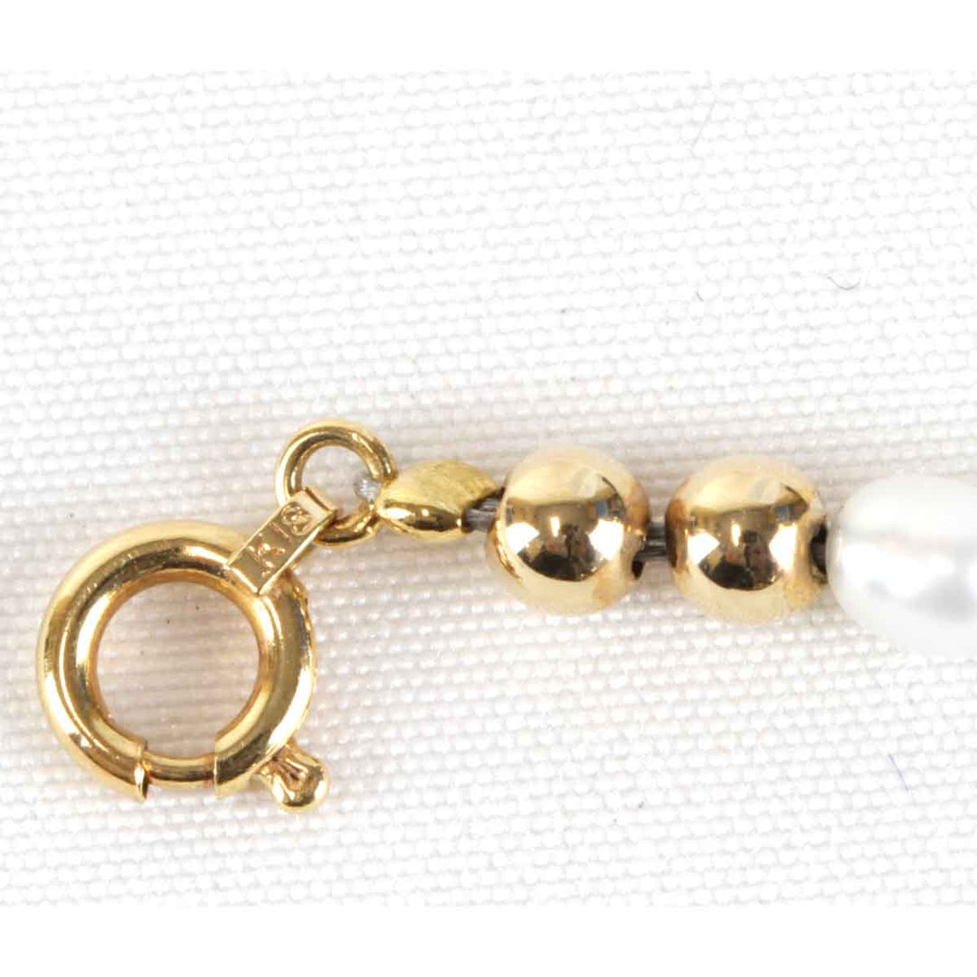 美品『USED』 K18/パール  
ネックレス