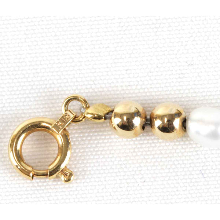 美品『USED』 K18/パール  
ネックレス