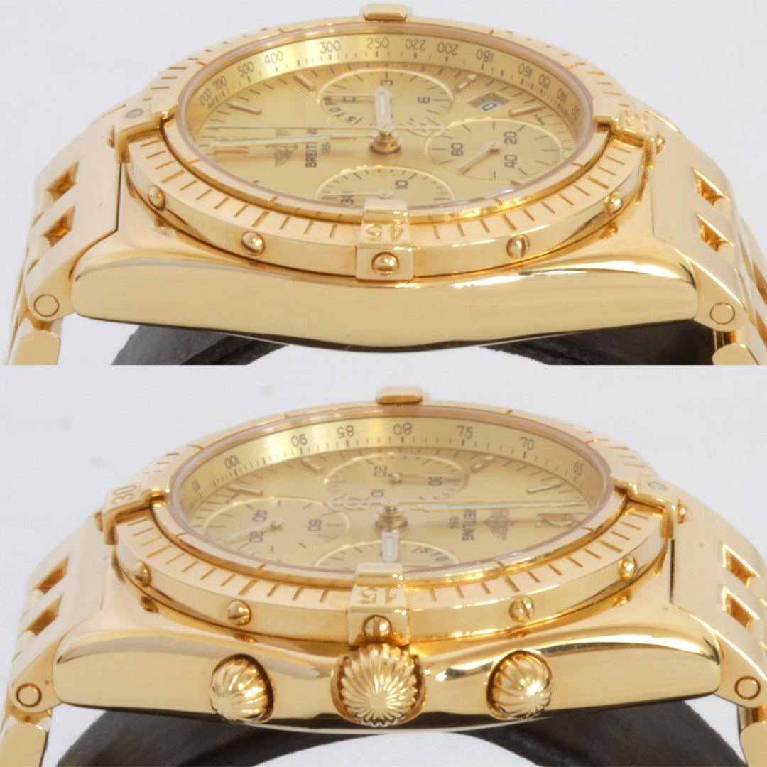 美品『USED』 
BREITLING  クロノマット K55046 
腕時計
 クォーツ ボーイズ K18
