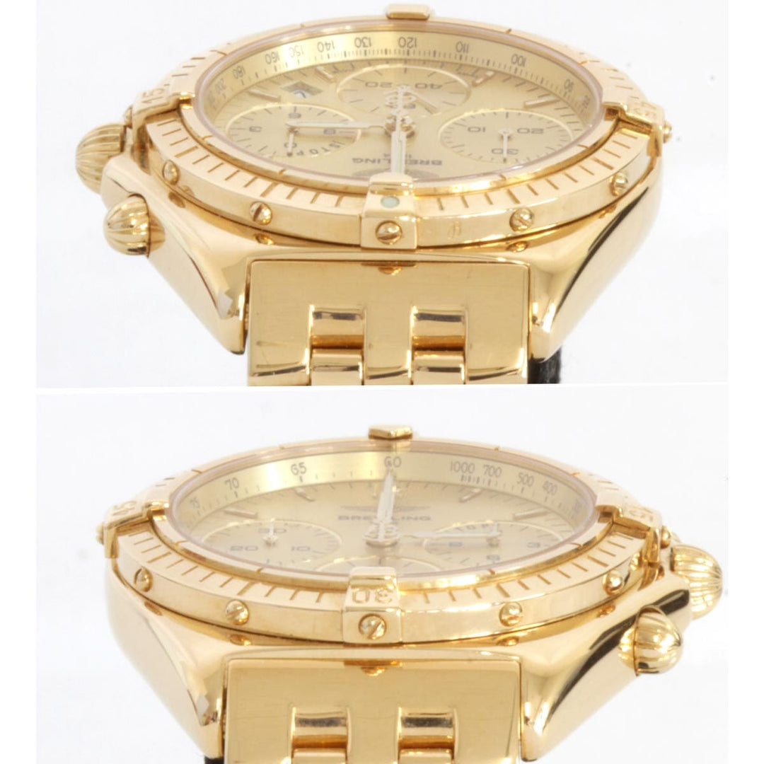 美品『USED』 
BREITLING  クロノマット K55046 
腕時計
 クォーツ ボーイズ K18