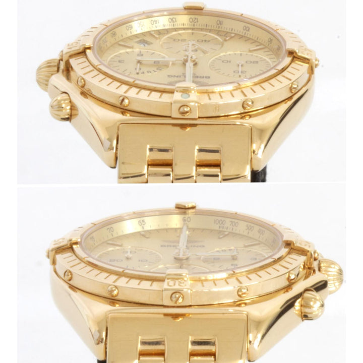 美品『USED』 
BREITLING  クロノマット K55046 
腕時計
 クォーツ ボーイズ K18