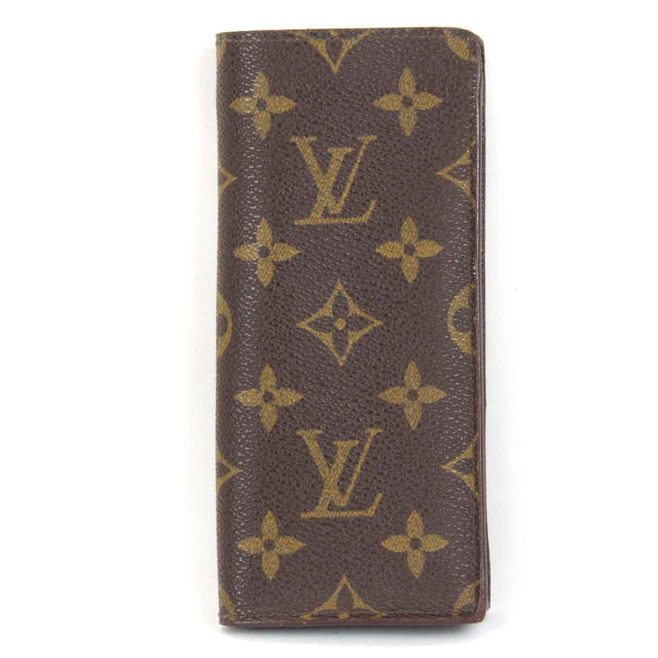 美品『USED』 
LOUIS VUITTON ルイ・ヴィトン 
 エテュイ・リュネット・サーンプル M62962 メガネケース 
モノグラムキャンバス ブラウン