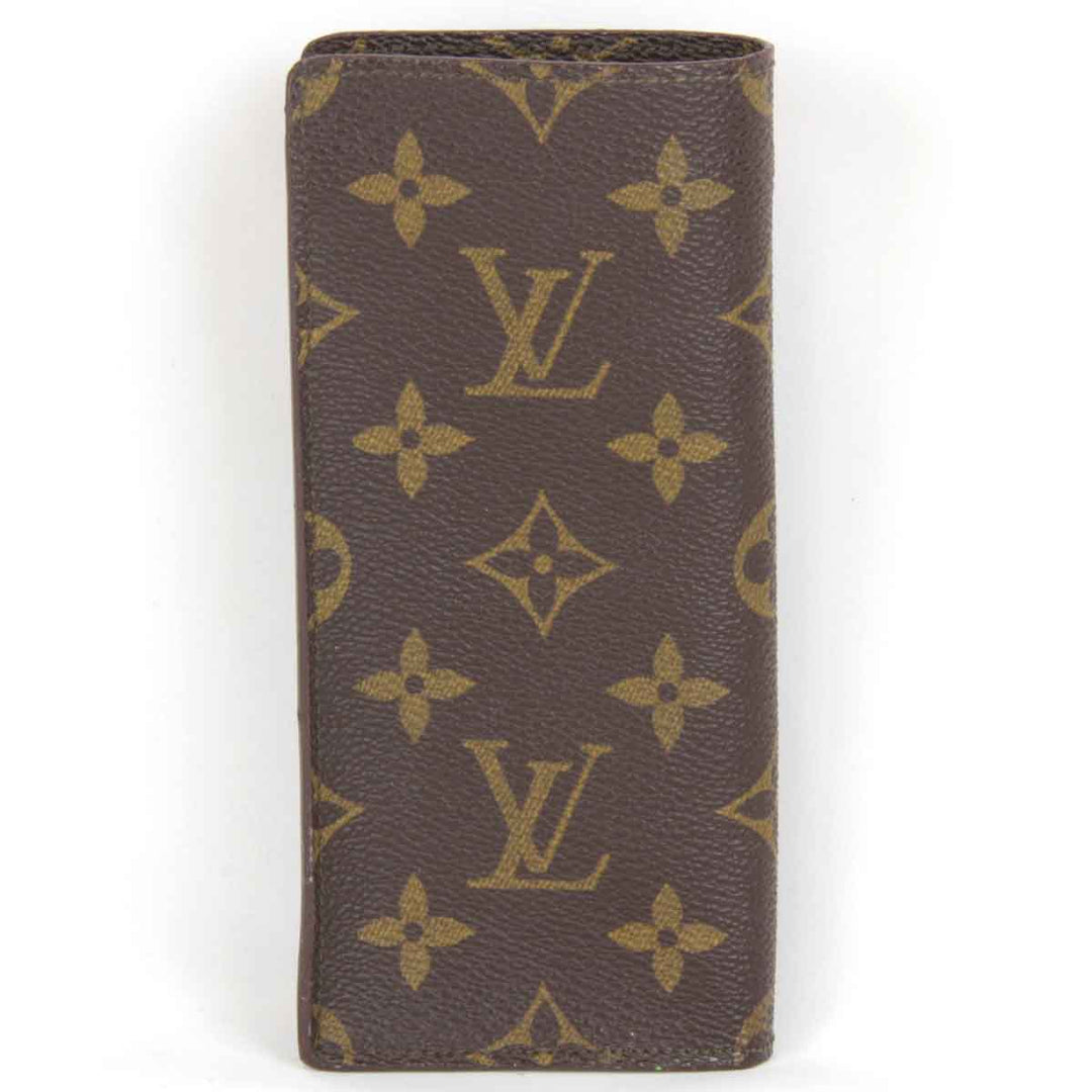 美品『USED』 
LOUIS VUITTON ルイ・ヴィトン 
 エテュイ・リュネット・サーンプル M62962 メガネケース 
モノグラムキャンバス ブラウン