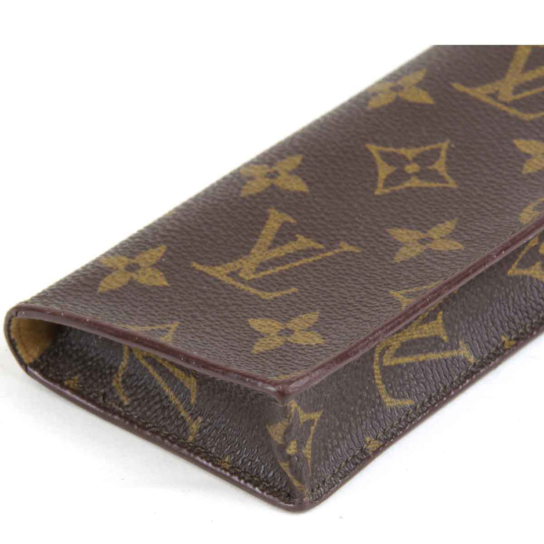 美品『USED』 
LOUIS VUITTON ルイ・ヴィトン 
 エテュイ・リュネット・サーンプル M62962 メガネケース 
モノグラムキャンバス ブラウン