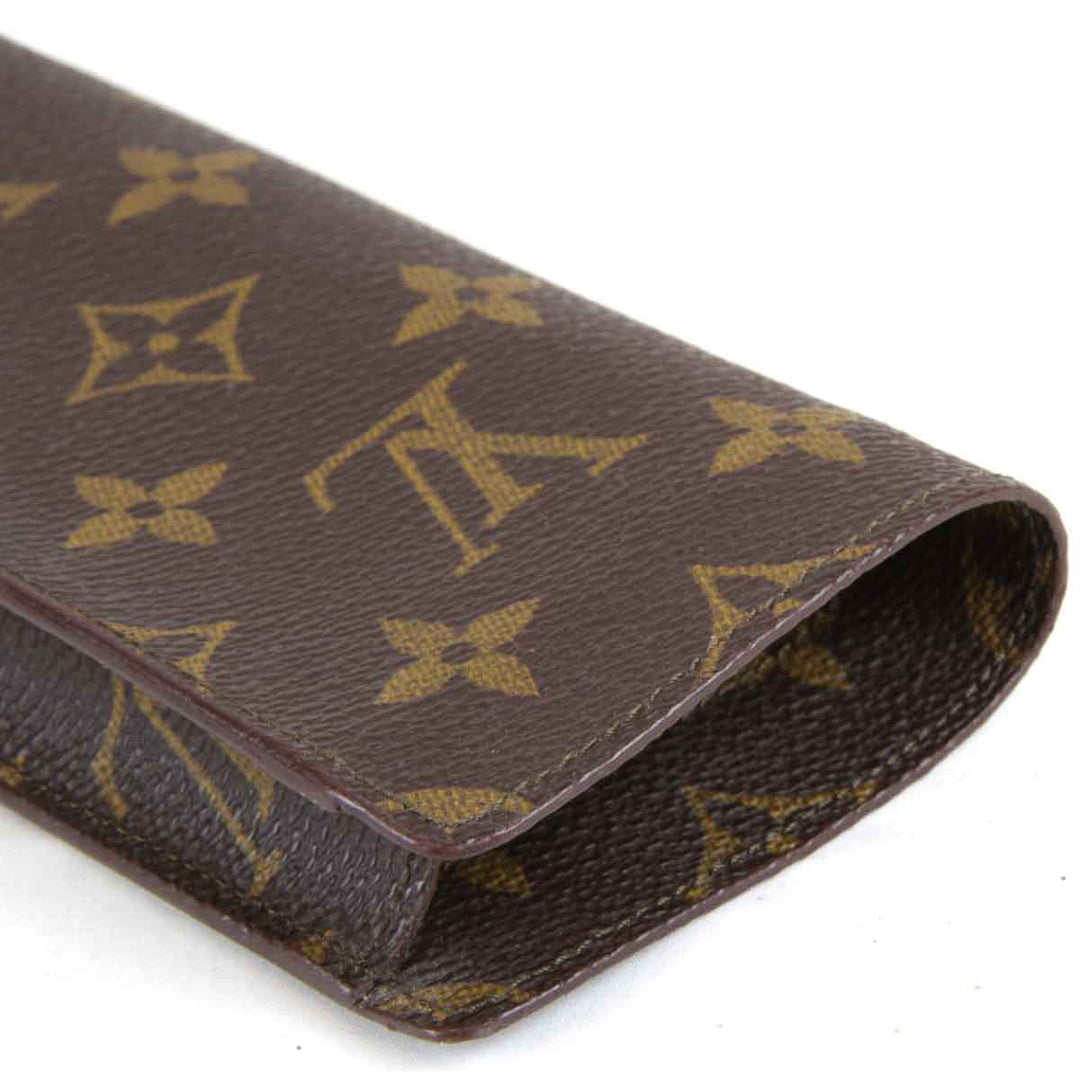 美品『USED』 
LOUIS VUITTON ルイ・ヴィトン 
 エテュイ・リュネット・サーンプル M62962 メガネケース 
モノグラムキャンバス ブラウン