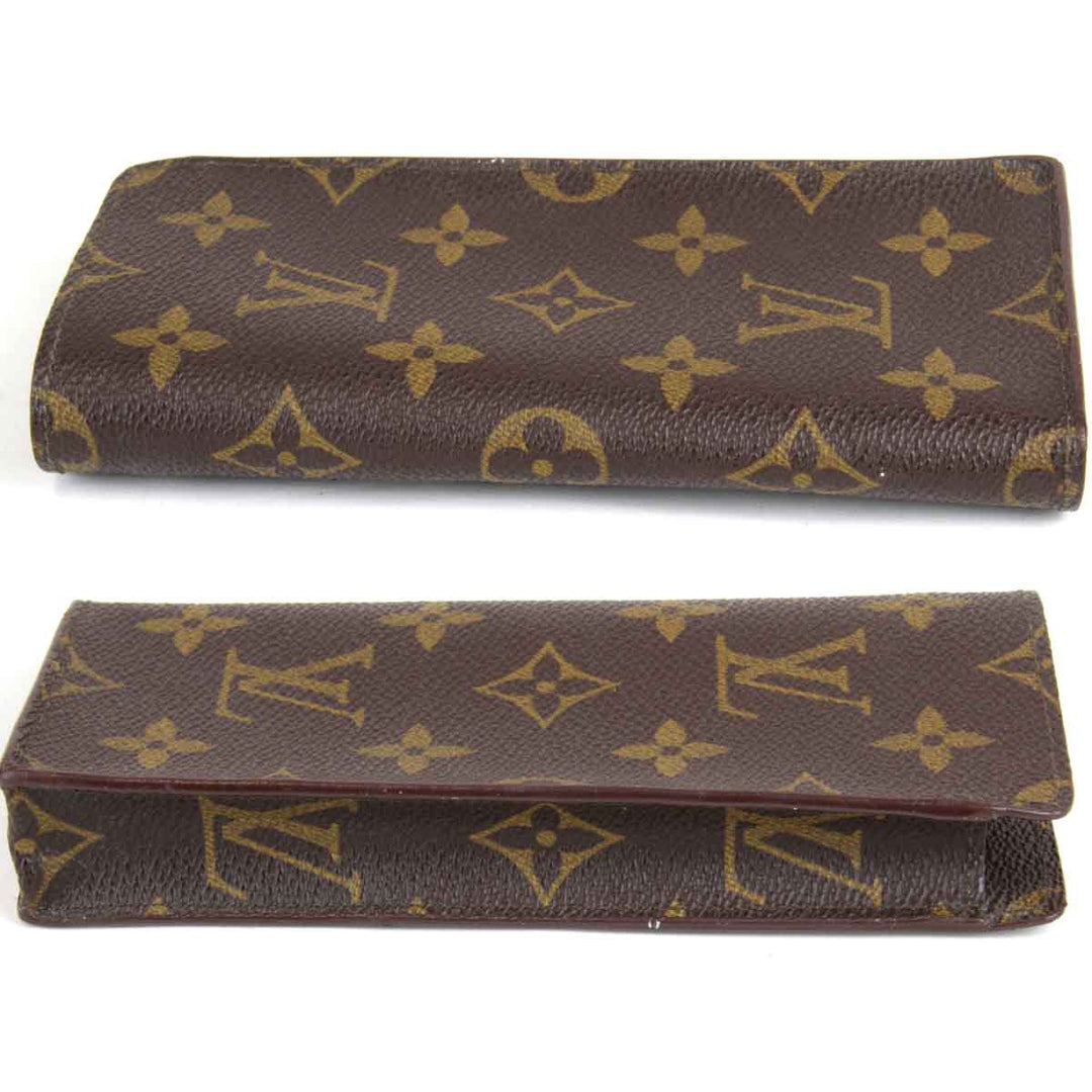 美品『USED』 
LOUIS VUITTON ルイ・ヴィトン 
 エテュイ・リュネット・サーンプル M62962 メガネケース 
モノグラムキャンバス ブラウン