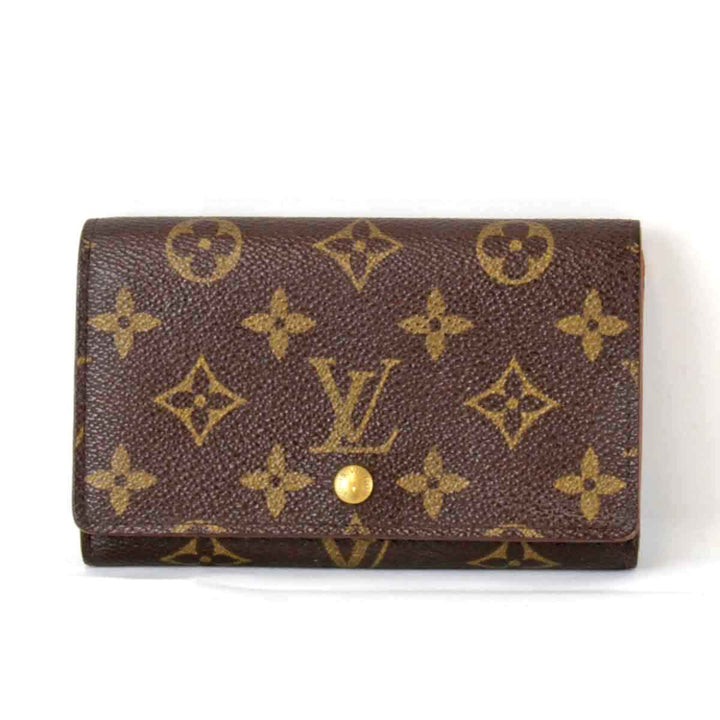 『USED』 
LOUIS VUITTON ルイ・ヴィトン 
 ポルトモネ・ビエトレゾール M61730 二つ折り財布 
モノグラムキャンバス モノグラム