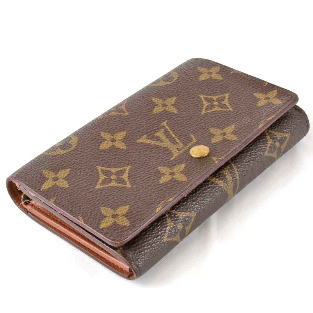 『USED』 
LOUIS VUITTON ルイ・ヴィトン 
 ポルトモネ・ビエトレゾール M61730 二つ折り財布 
モノグラムキャンバス モノグラム