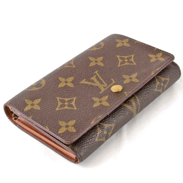 『USED』 
LOUIS VUITTON ルイ・ヴィトン 
 ポルトモネ・ビエトレゾール M61730 二つ折り財布 
モノグラムキャンバス モノグラム