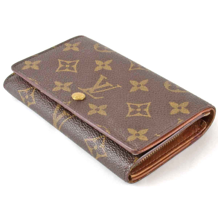 『USED』 
LOUIS VUITTON ルイ・ヴィトン 
 ポルトモネ・ビエトレゾール M61730 二つ折り財布 
モノグラムキャンバス モノグラム