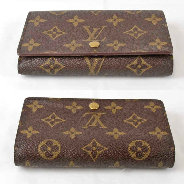 『USED』 
LOUIS VUITTON ルイ・ヴィトン 
 ポルトモネ・ビエトレゾール M61730 二つ折り財布 
モノグラムキャンバス モノグラム