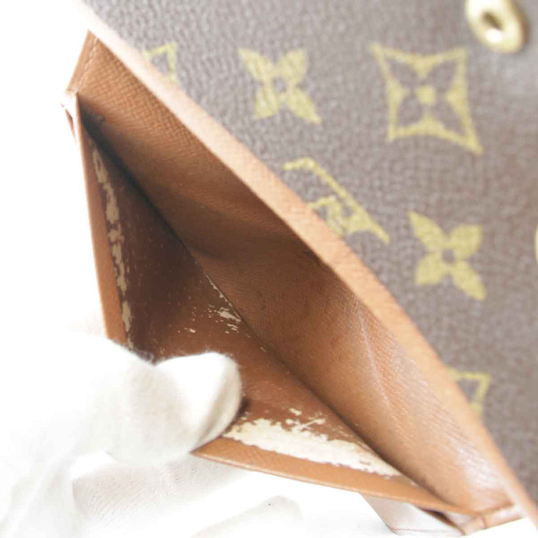 『USED』 
LOUIS VUITTON ルイ・ヴィトン 
 ポルトモネ・ビエトレゾール M61730 二つ折り財布 
モノグラムキャンバス モノグラム