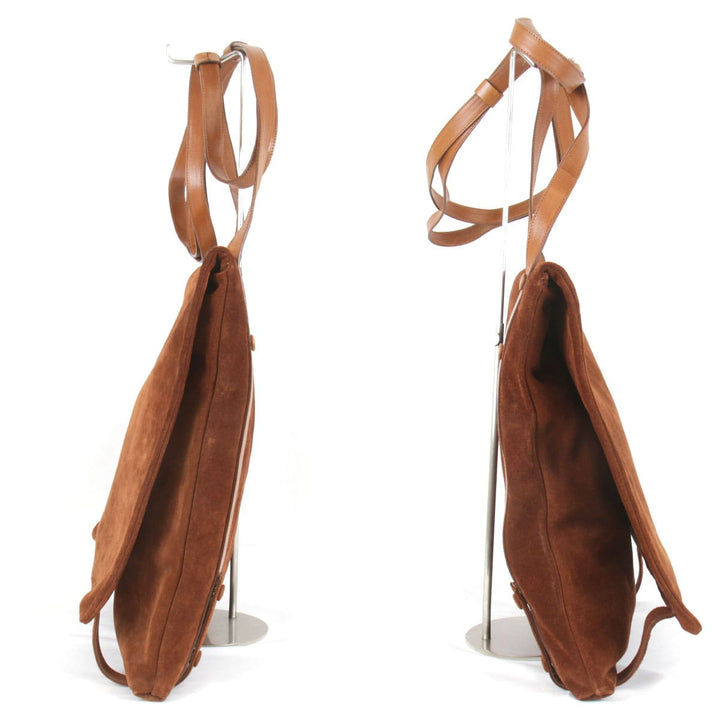 『USED』 
BOTTEGAVENETA ボッテガヴェネタ 
 ショルダーバッグ 
レザー /スエード ブラウン