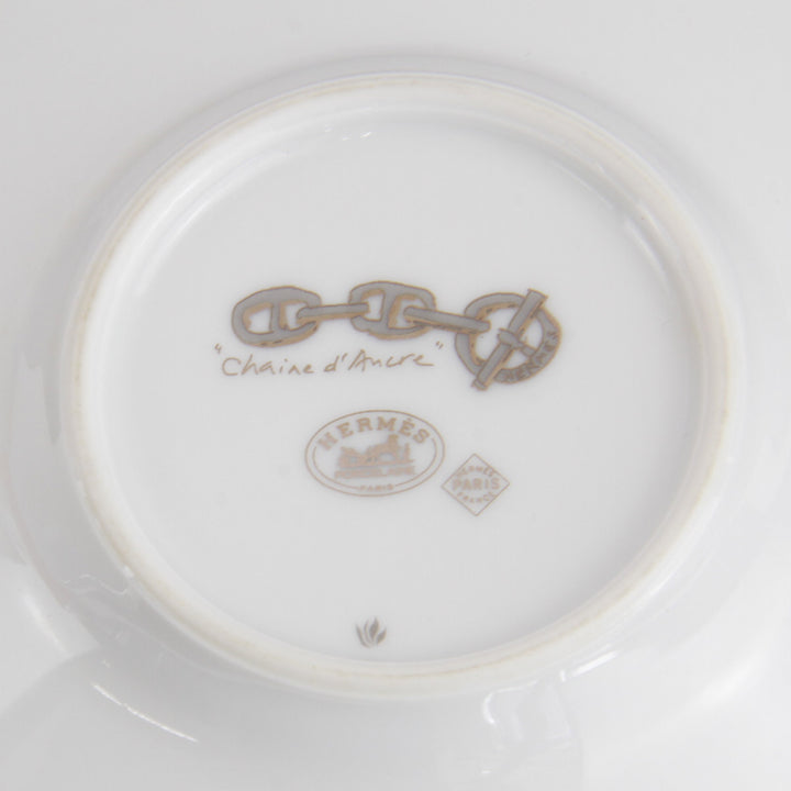 良品『USED』 
HERMES エルメス 
 シェーヌダンクル 食器 
 ホワイト