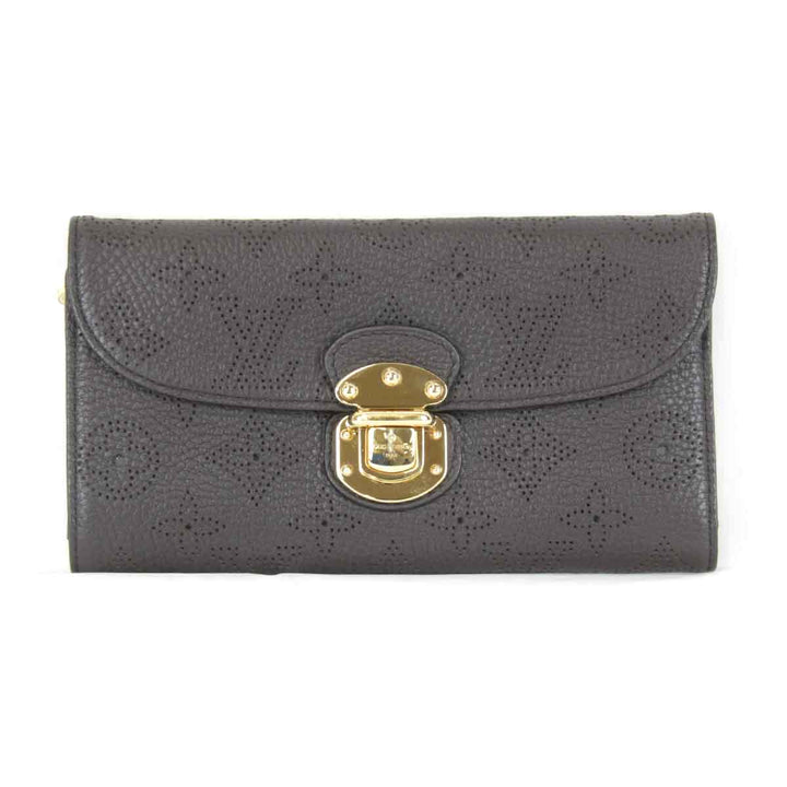 美品『USED』 
LOUIS VUITTON ルイ・ヴィトン 
 ポルトフォイユアメリア  M95549 長財布 
モノグラムマヒナ ブラック