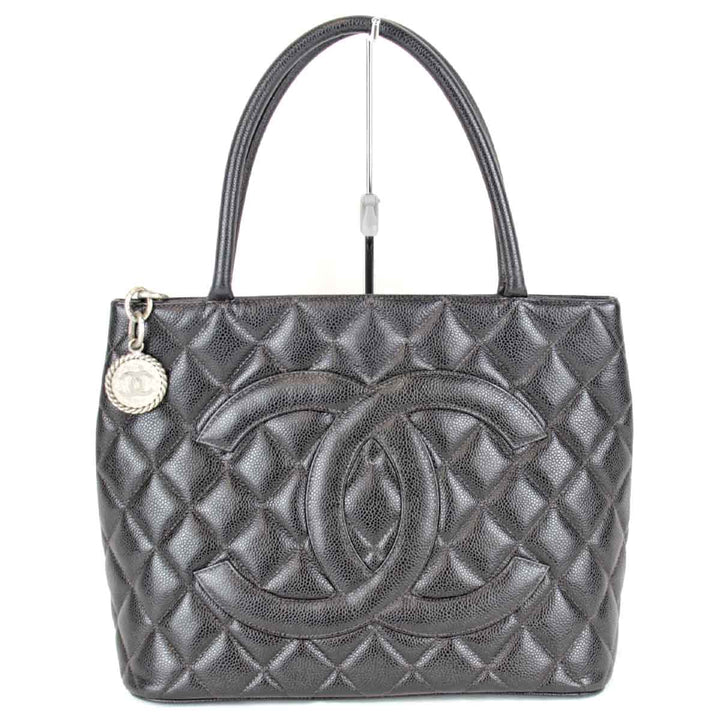 『USED』 
CHANEL シャネル 
 トートバッグ 
キャビアスキン ブラック