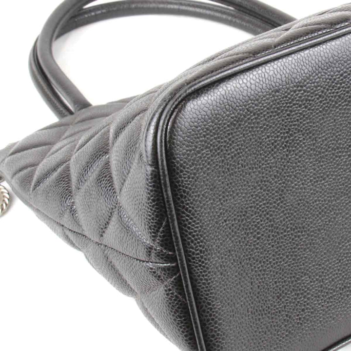 『USED』 
CHANEL シャネル 
 トートバッグ 
キャビアスキン ブラック