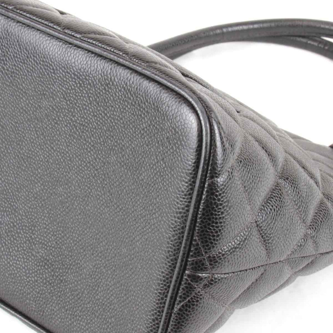 『USED』 
CHANEL シャネル 
 トートバッグ 
キャビアスキン ブラック