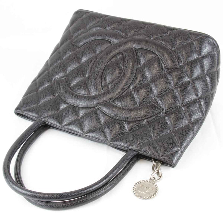 『USED』 
CHANEL シャネル 
 トートバッグ 
キャビアスキン ブラック