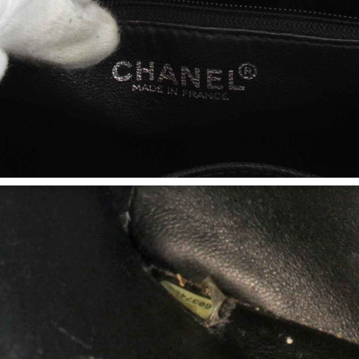 『USED』 
CHANEL シャネル 
 トートバッグ 
キャビアスキン ブラック