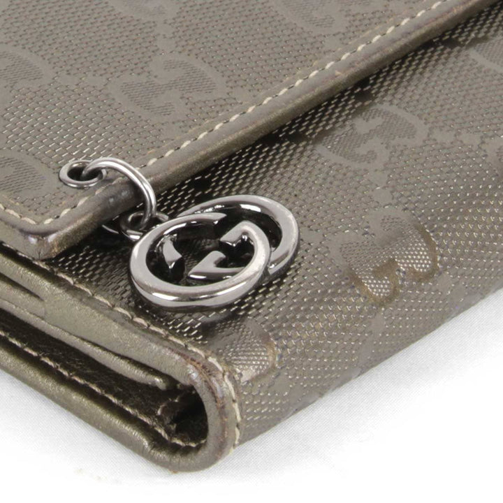 良品『USED』 
GUCCI グッチ 
 212104 2888 長財布 
インプリメ ゴールド