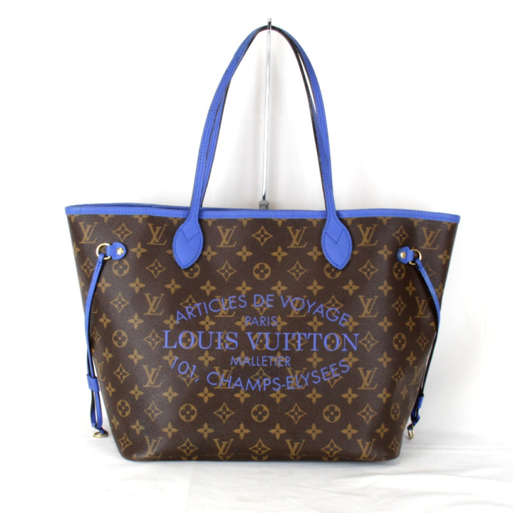 美品『USED』 
LOUIS VUITTON ルイ・ヴィトン 
 ネヴァーフルMM イカットフラワー M40938 トートバッグ 
モノグラムキャンバス ブラウン