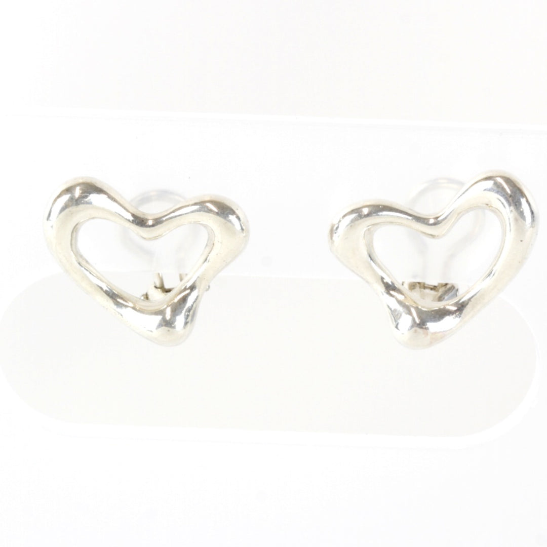 『USED』 シルバー925 
TIFFANY&Co. オープンハート 10.7g アクセサリー イヤリング