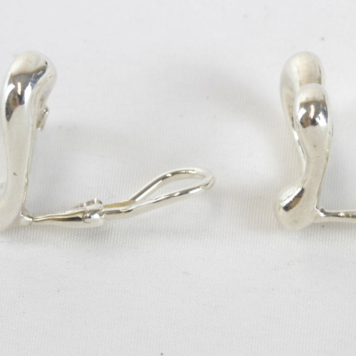 『USED』 シルバー925 
TIFFANY&Co. オープンハート 10.7g アクセサリー イヤリング